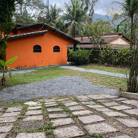 サンセバスチャン Casa Terrea, Frente Para A Mata E Rio Boicucangaヴィラ エクステリア 写真